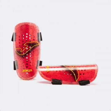 ATTACK SHIN GUARDS RED YELLOW