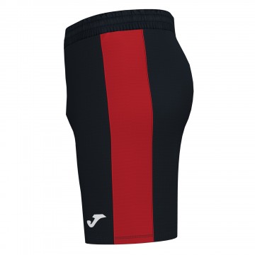 SHORT MAXI NEGRO ROJO