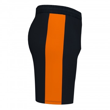 SHORT MAXI NEGRO NARANJA