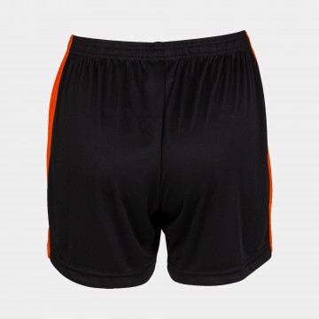 SHORT MAXI NEGRO NARANJA